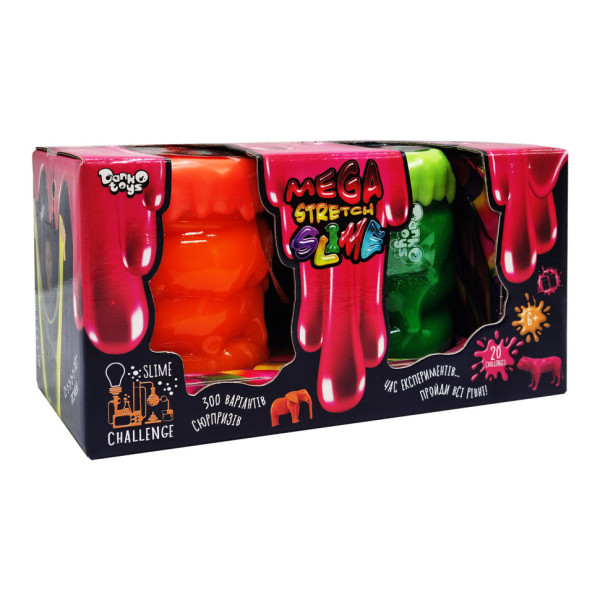 Вязка маса "Mega Stretch Slime" SLM-11-02U 2 банки Вид 5 Вязка маса "Mega Stretch Slime" SLM-11-02U 2 банки Вид 5