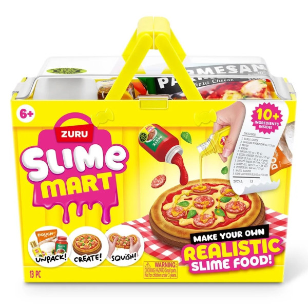 Ігровий набір зі слаймами "Піца" Slime Mart 15905B із серії "Shopping Basket" Ігровий набір зі слаймами "Піца" Slime Mart 15905B із серії "Shopping Basket"