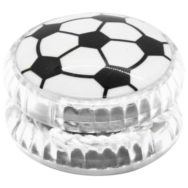 Дитяча іграшка Йо-йо "Футбольний мяч" М 5641(White) 55 см світло