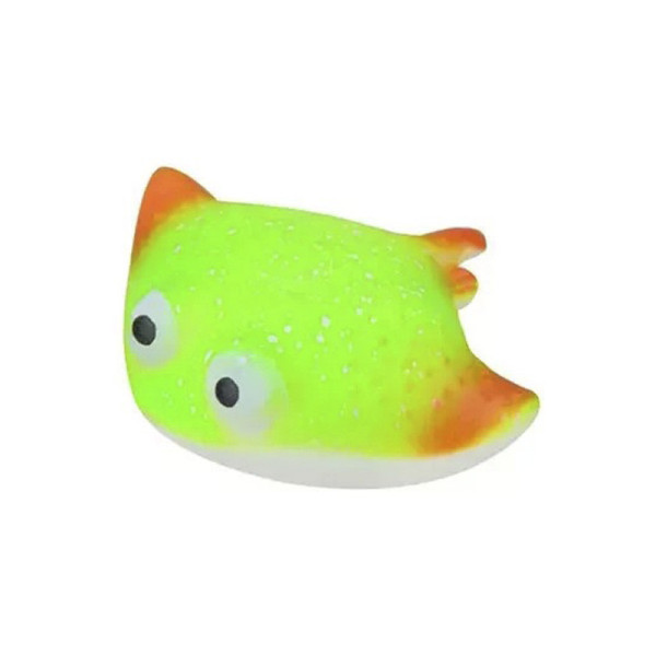 Дитяча іграшка-антистрес "Скат" MS 3827(Green) з борошном 11 см