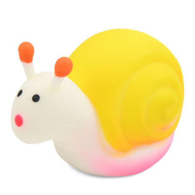 Дитяча іграшка-антистрес "Равлик" MS 4044(Yellow) розмір 85 см борошно