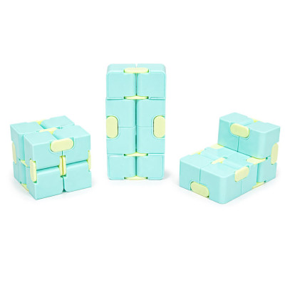 Антистрес кубик-трансформер Infinity Cube IGR133(Turquoise) пастельні кольори