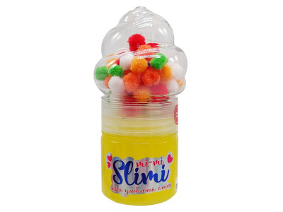 Іграшка-антистрес Слайм Mi-mi Slimi 71827ST(Yellow) з помпонами