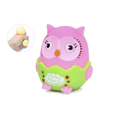 Іграшка сквіш антістресс "Совеня" MS 4141 розмір 7 см Рожевий Іграшка сквіш антістресс "Совеня" MS 4141 розмір 7 см Рожевий