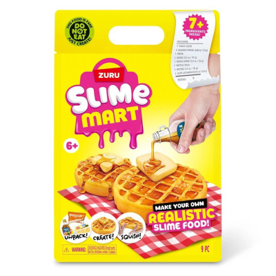 Ігровий набір зі слаймами "Бельгійські вафлі" Slime Mart 15901D серії "Shopping Bag"