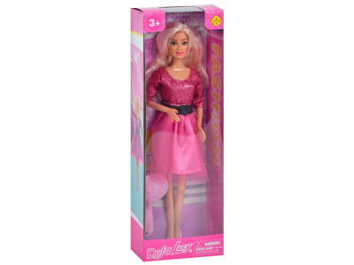 Дитяча лялька "Вечірня красуня" DEFA 8226(Pink) гребінець