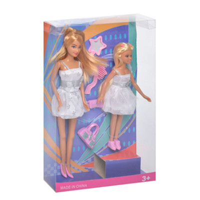 Ігровий набір Лялька з донькою DEFA 8126 з аксесуарами