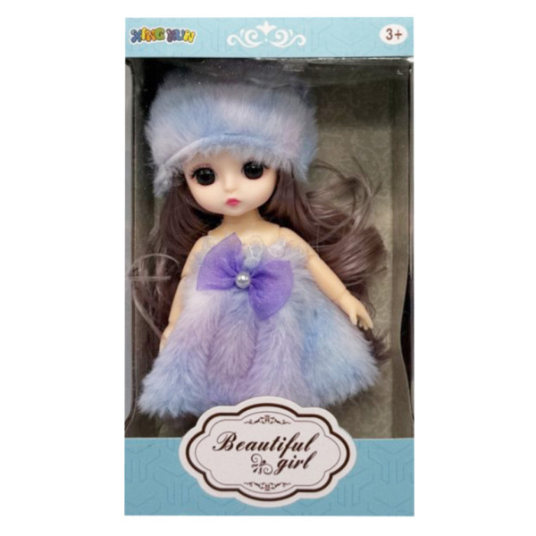 Дитяча іграшкова лялька 1361-2 шарнірна розмір 15 см