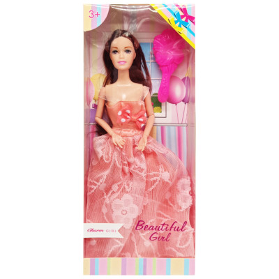 Дитяча Лялька "Beautiful Girl" D200-216(Orange) в святковій сукні