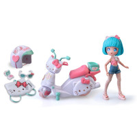 Дитяча лялька "Красуня Пінк на скутері" 4SF Manga Dolls HKTF3000 серії "Hello Kitty" Дитяча лялька "Красуня Пінк на скутері" 4SF Manga Dolls HKTF3000 серії "Hello Kitty"