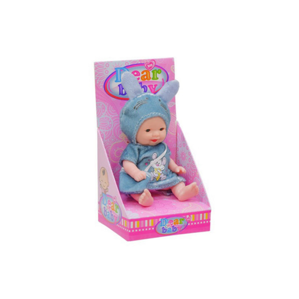 Дитяча Лялька-Пупс "Мишенятко" QX128-139-12 в костюмчику з сумочкой