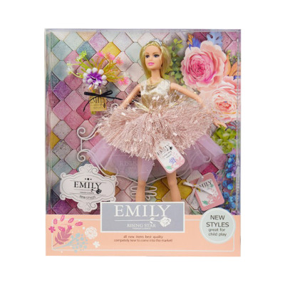 Лялька Emily QJ077B з букетом і аксесуарами
