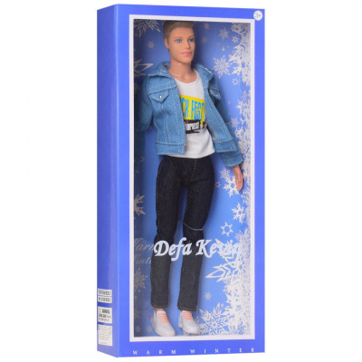 Дитяча ігрова лялька Кен у зимовому одязі 8427