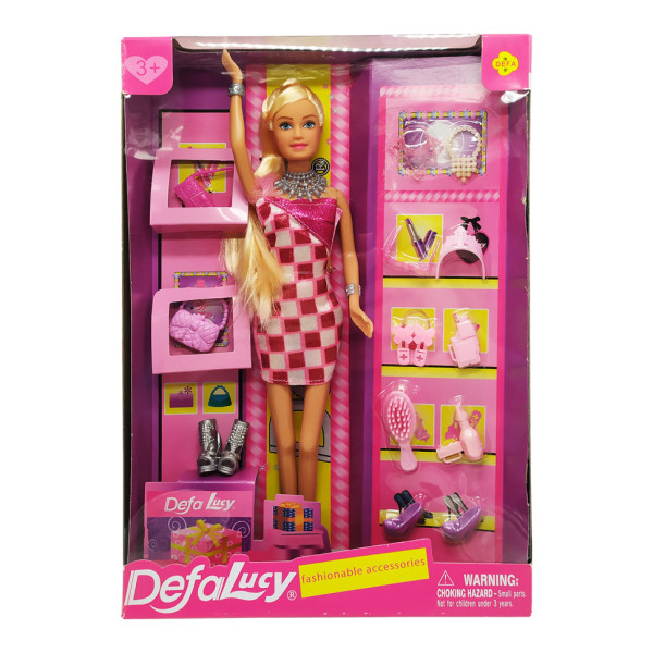 Лялька типу Барбі Defa Lucy 8233 з аксесуарами Вид D Лялька типу Барбі Defa Lucy 8233 з аксесуарами Вид D