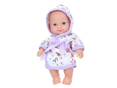 Дитяча іграшка Пупс у халаті A201-U(Violet) 21 см