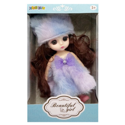 Дитяча іграшкова лялька 1361-3 шарнірна розмір 15 см