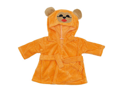 Халатик для ляльки "Ведмедик" M 6049 UA(Orange) для ляльки 43-46 см