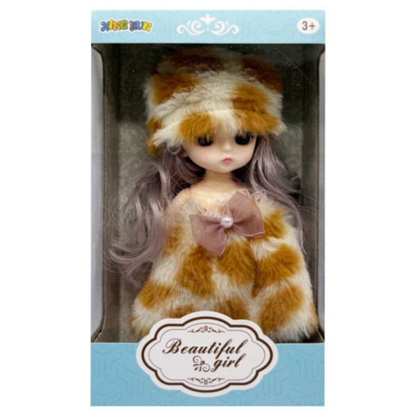 Дитяча іграшкова лялька 1361-4 шарнірна розмір 15 см