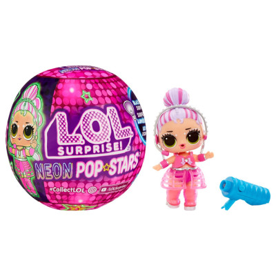 Іграшка-сюрприз з лялькою серії "Neon Pop" L.O.L. Surprise! 120674 в асортименті світиться