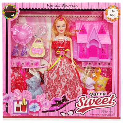 Дитяча лялька з нарядами "Queen Sweet" 313K44(Red) з аксесуарами