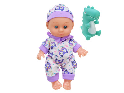 Дитяча Лялька-Пупс "Cute baby" HX623-5/7 з іграшкою Фіолетовий