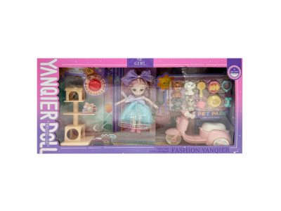 Дитяча іграшкова лялька "YQE-Girl" Bambi 3688-183A з аксесуарами