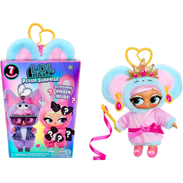 Мяка іграшка сюрприз на підвісі Пухнастий маскарад. Ведмедик Ріна L.O.L. Surprise! 249498-4