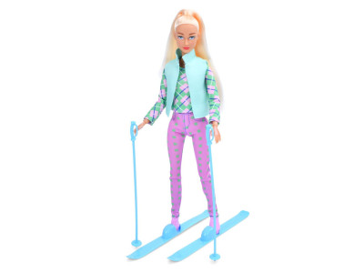 Дитяча лялька "Лижниця" 8520(Turquoise) бірюзовий шарнірна 29 см Дитяча лялька "Лижниця" 8520(Turquoise) бірюзовий шарнірна 29 см