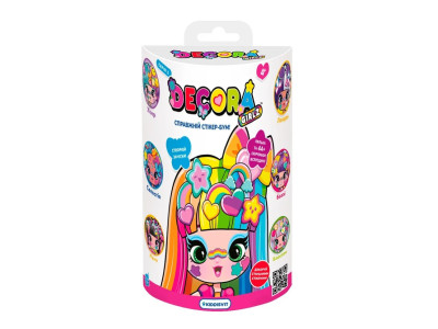 Ігровий набір з лялькою "Різнокольоровий Сюрприз" DECORA GIRLZ D1000 Ігровий набір з лялькою "Різнокольоровий Сюрприз" DECORA GIRLZ D1000