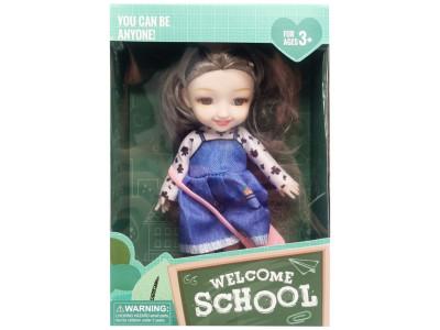 Дитяча лялька "Welcome School" YL605-62 -1 з сумочкою Дитяча лялька "Welcome School" YL605-62 -1 з сумочкою