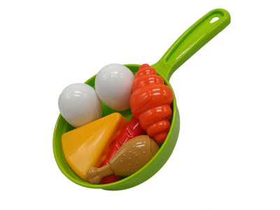 Ігровий набір Продукты 9048TXK зі сковорідкою Green Ігровий набір Продукты 9048TXK зі сковорідкою Green