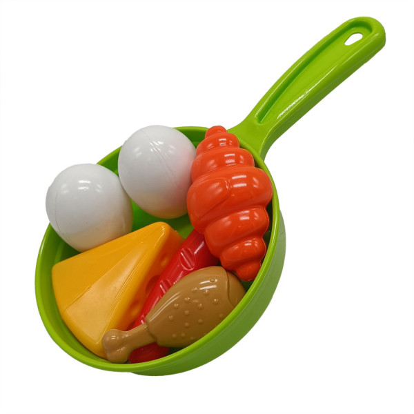 Ігровий набір Продукты 9048TXK зі сковорідкою Green Ігровий набір Продукты 9048TXK зі сковорідкою Green