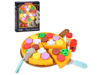 Дитячий набір продуктів "Піца" RPF881 ніж знімні продукти 29 предметів