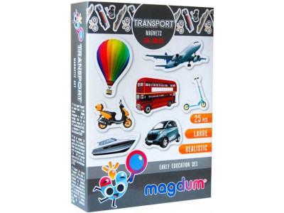 Набір магнітів Magdum Транспорт ML4031-17 EN Набір магнітів Magdum Транспорт ML4031-17 EN