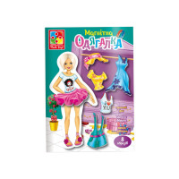 Магнітна гра Одягалка "Блондинка" Vladi Toys VT3204-30 Укр