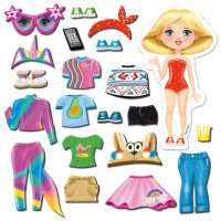 Магнітна гра Одевашка "Trendy girl" Vladi Toys VT3204-32 Укр