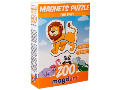 Магнітні пазли Magdum Зоо ML4031-18 EN