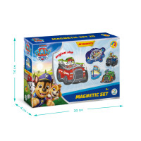Дитячий набір магнітів "Дорожні пригоди" 200667 20 великих магнітів