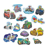 Дитячий набір магнітів "Дорожні пригоди" 200667 20 великих магнітів