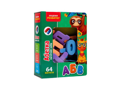 Набір магнітів "Абетка" Vladi Toys VT5411-15 Укр