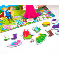 Гра магнітна одягалка «Принцеса» VT3204-26, 1 лялька, 14 магнітів