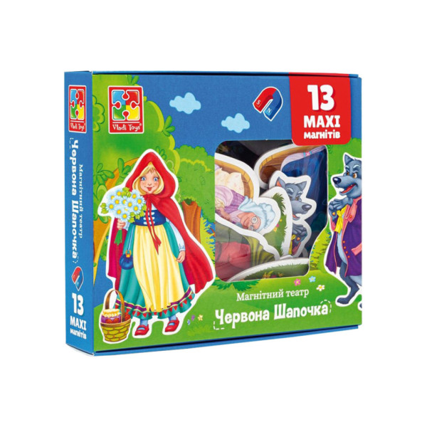 Настільна гра магнітний театр "Червона шапочка" Vladi Toys VT3206-52 Укр Настільна гра магнітний театр "Червона шапочка" Vladi Toys VT3206-52 Укр