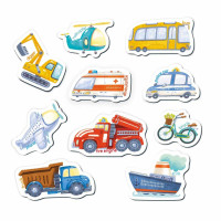 Набір магнітів "Види транспорту" 200266 10 елементів в комплекті