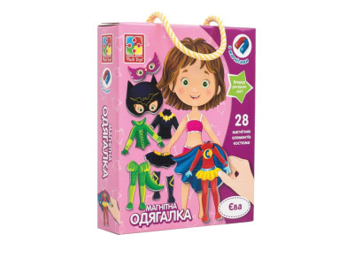 Магнітна гра одягалка "Єва" VT3702-08 28 елементів одягу