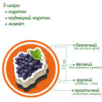 Набір магнітів Magdum "Фрукти і ягоди" ML4031-11 EN Набір магнітів Magdum "Фрукти і ягоди" ML4031-11 EN