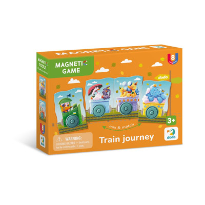 Дитяча магнітна гра "Подорож потягом" 200254 8 елементів Дитяча магнітна гра "Подорож потягом" 200254 8 елементів