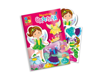Магнітна гра для дітей "Фея" у папці Vladi Toys VT3204-28 (укр)