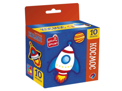 Дитячий набір магнітів "Космос" VT3106-34 10 магнітів