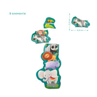 Дитяча магнітна гра "Друзі з джунглів" 200256 8 елементів