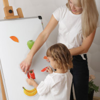 Набір магнітів Baby puzzle "Фрукти та овочі" ML4031-25 EN 6 картинок